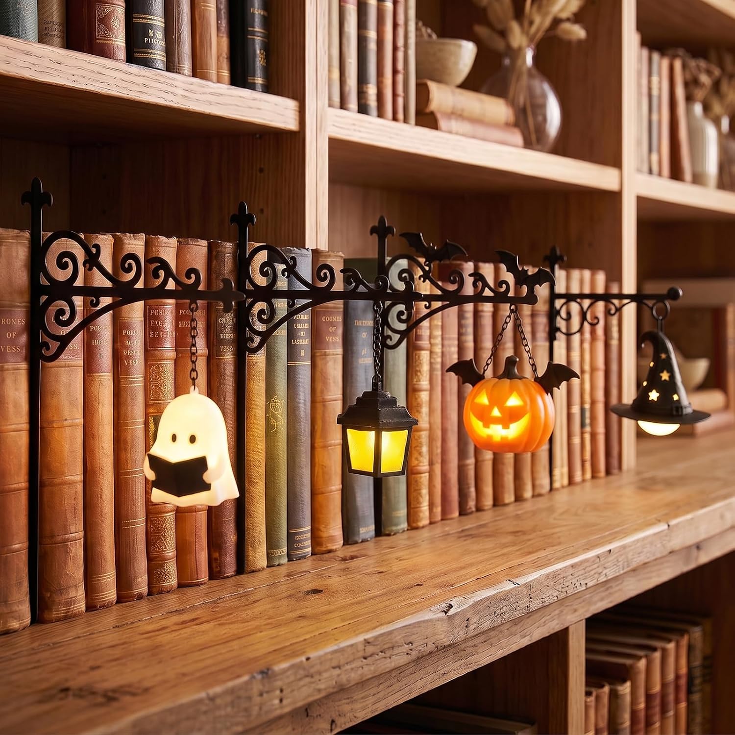 Bookshelf - 라이브러리 랜턴-장식용 책장 조명 독서 공간