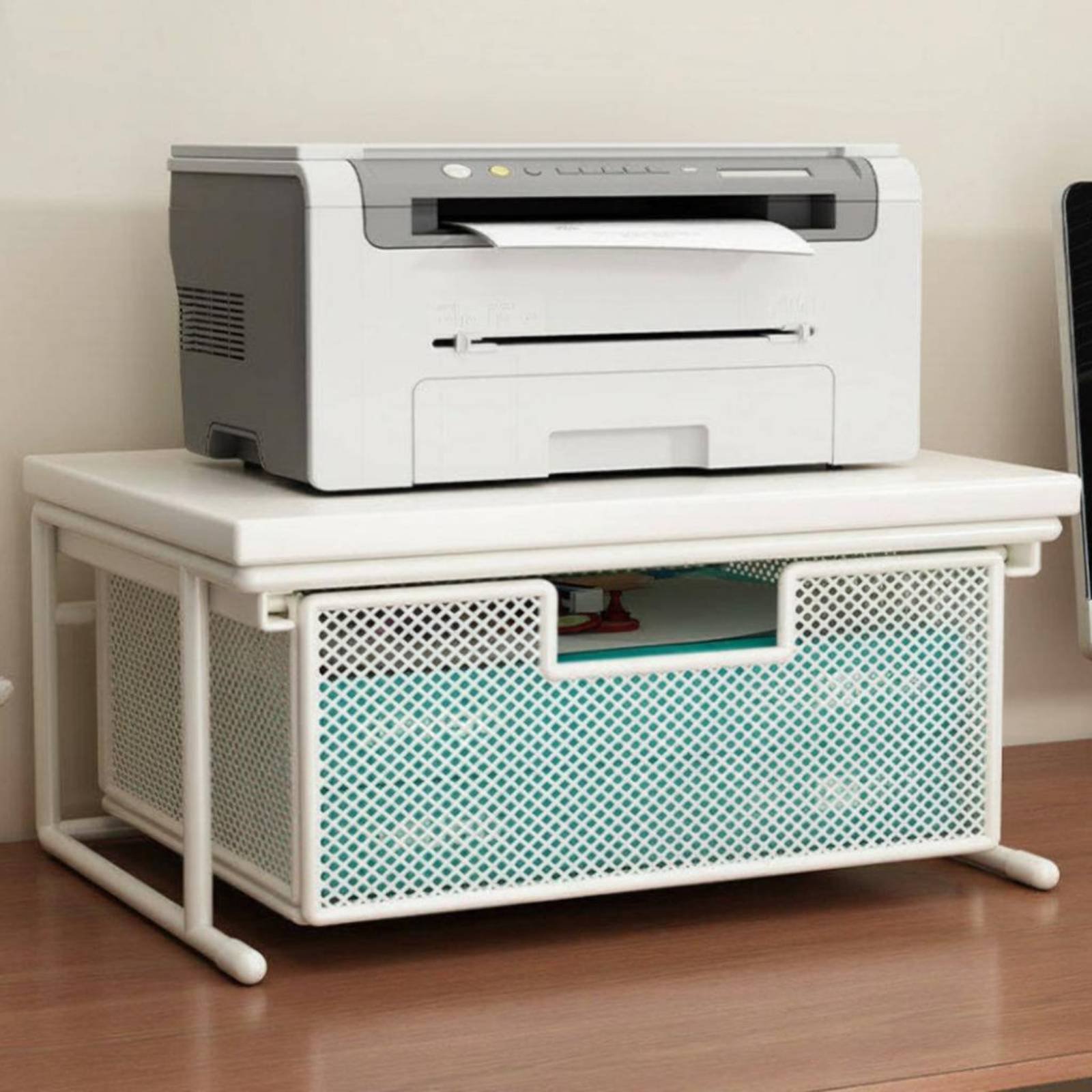 Printer Stand - 서랍이 있는 프린터 스탠드 공간 절약형