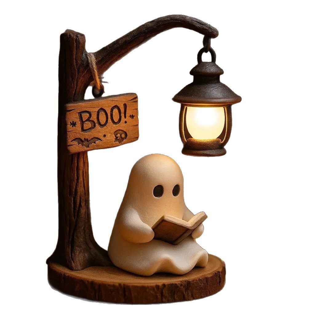 Desk Lamp - 유령 독서 램프 4.3x3.14x6.3인치 레진 소재의