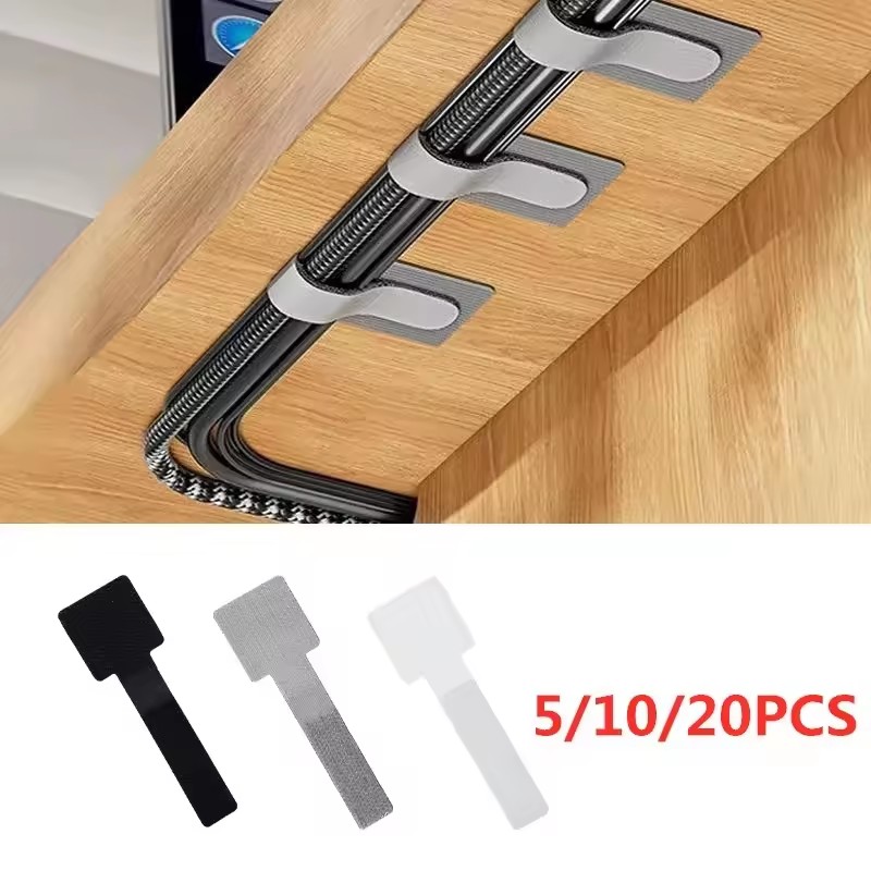 Desk Organizer - 새로운 재사용 가능한 케이블 타이, 자가