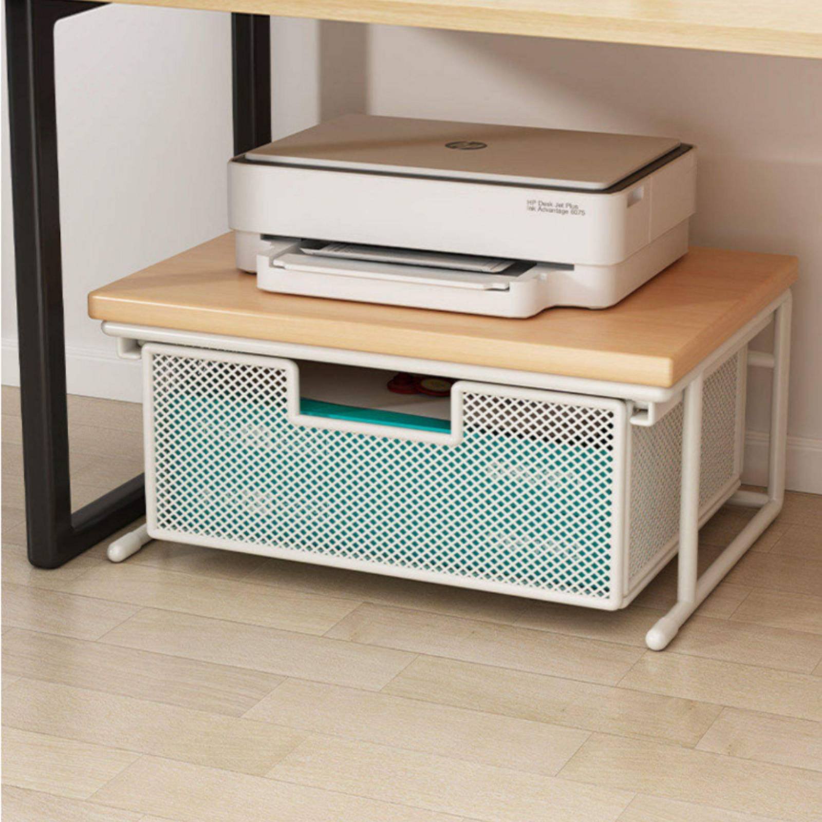 서랍이 있는 프린터 스탠드 공간 절약형 데스크탑 프린터 - Printer Stand 리뷰 및 가격