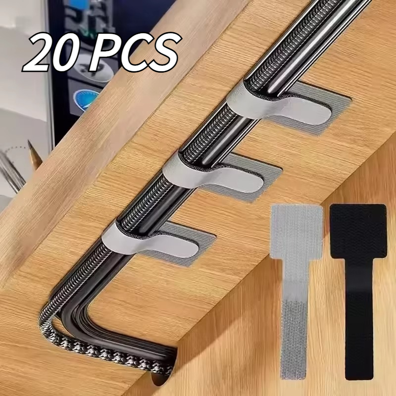 재사용 가능한 케이블 타이, 새로운 고정식 와이어 정리 - Desk Organizer 리뷰 및 가격