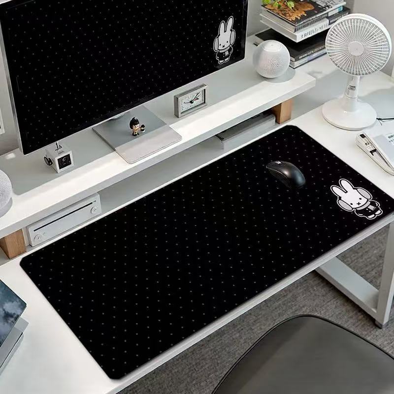 귀여운 미피 토끼 대형 마우스 패드 카와이 토끼 헤드폰 - Office Furniture Brands 리뷰 및 가격