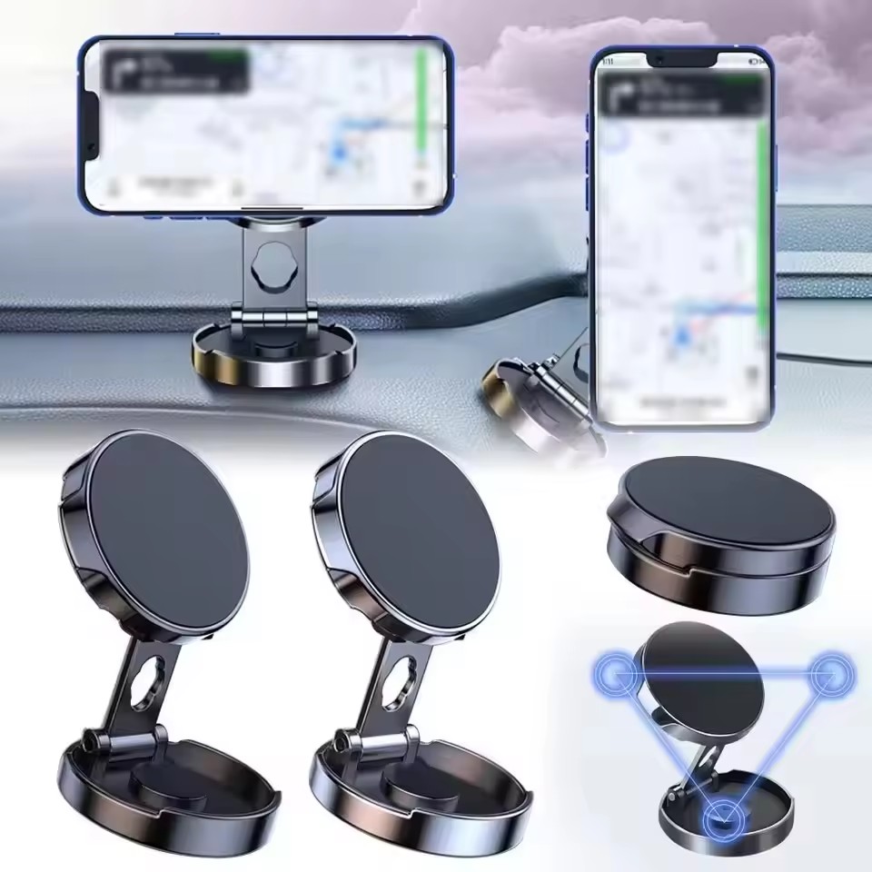 강력한 자석식 휴대폰 거치대 720 °   접이식 원형 - Mobile Pedestal Cabinet 리뷰 및 가격