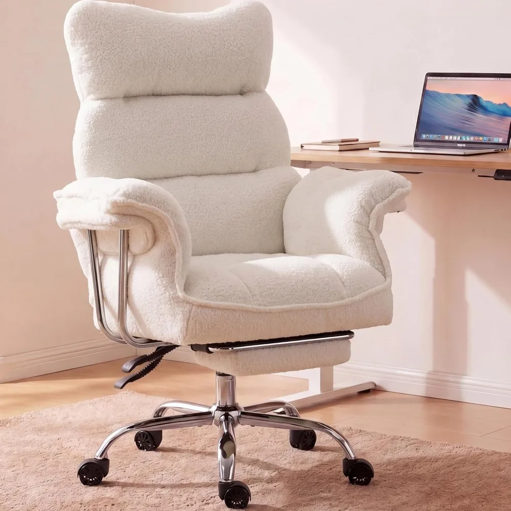 두툼한 쿠션, 넓은 좌석, 팔걸이, 발 받침대가 있는  - Office Chair Cushion 리뷰 및 가격