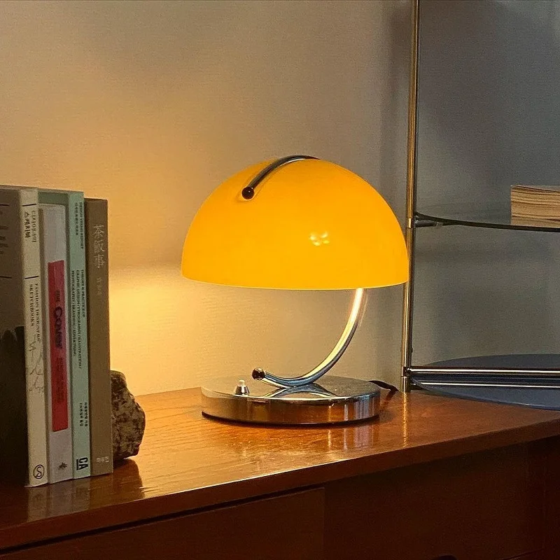 침대 옆 푸딩 테이블 램프 빈티지 오렌지 유리 데스크  - Desk Lamp 리뷰 및 가격