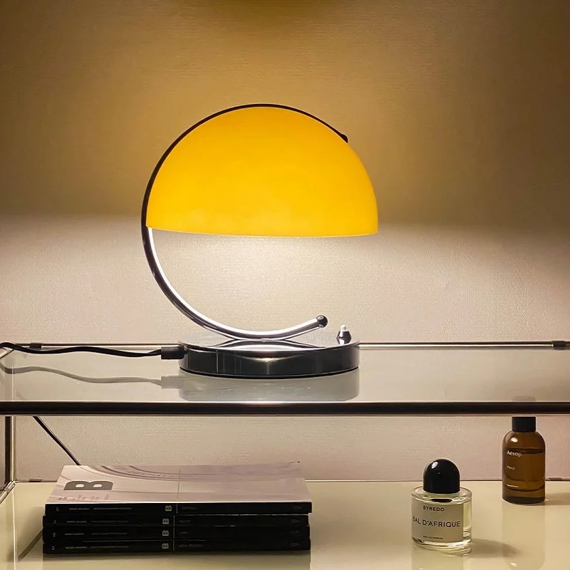 침대 옆 푸딩 테이블 램프 빈티지 오렌지 유리 데스크  - Desk Lamp 리뷰 및 가격