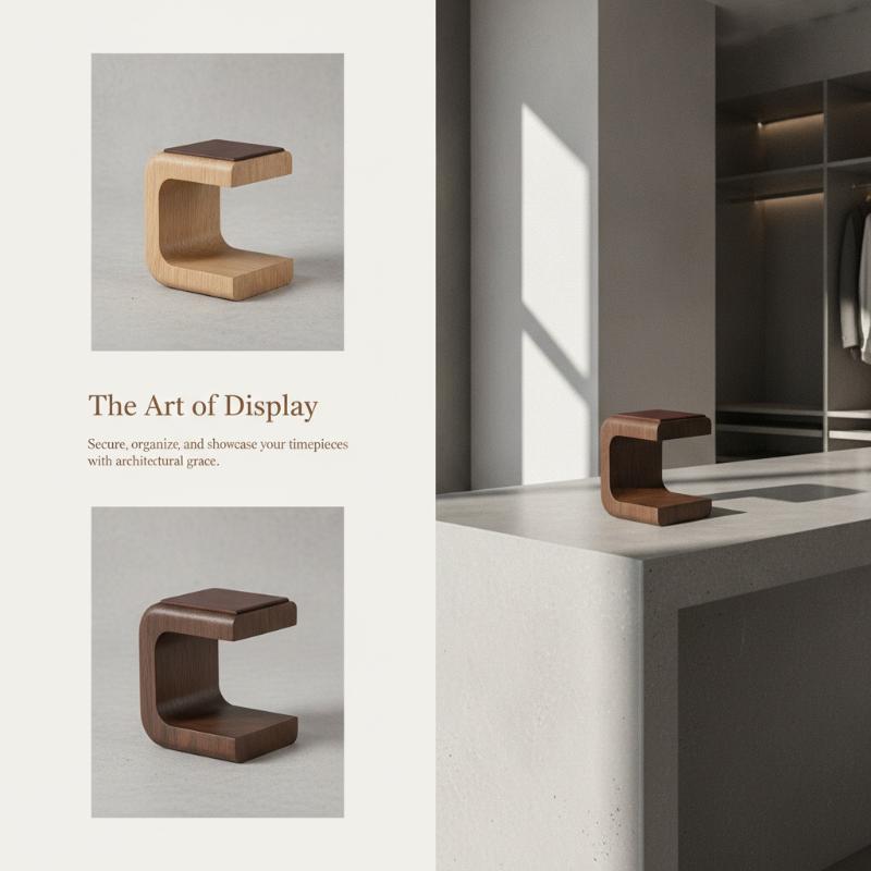 수공예 나무 소재의 시계 보관대 겸 액세서리 정리대,  - Desk Organizer 리뷰 및 가격