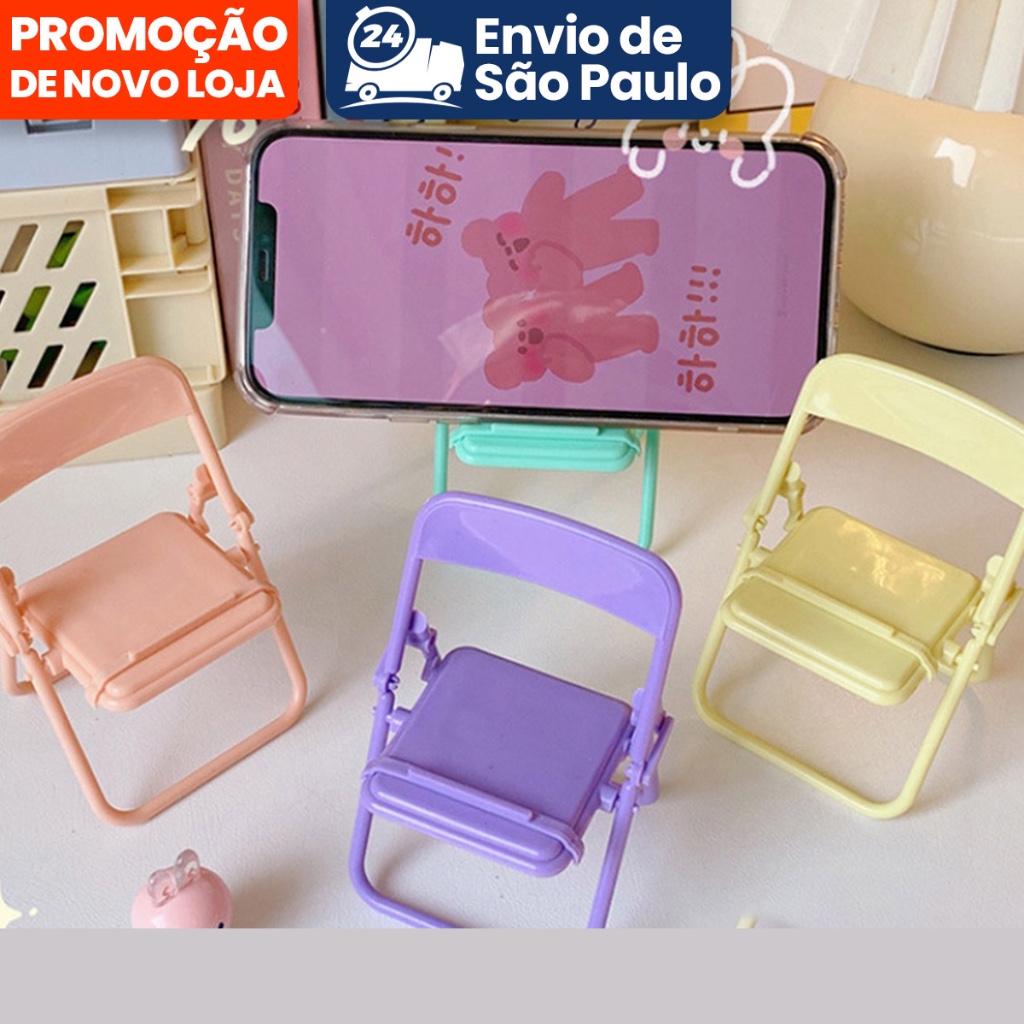 귀여운 의자 모양 휴대폰 거치대, 창의적인 데스크탑 정 - Desk Organizer 리뷰 및 가격