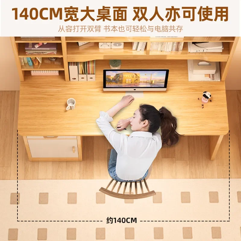 책상과 책장이 일체형으로 디자인된 가정용 데스크톱 컴퓨 - Bookshelf 리뷰 및 가격