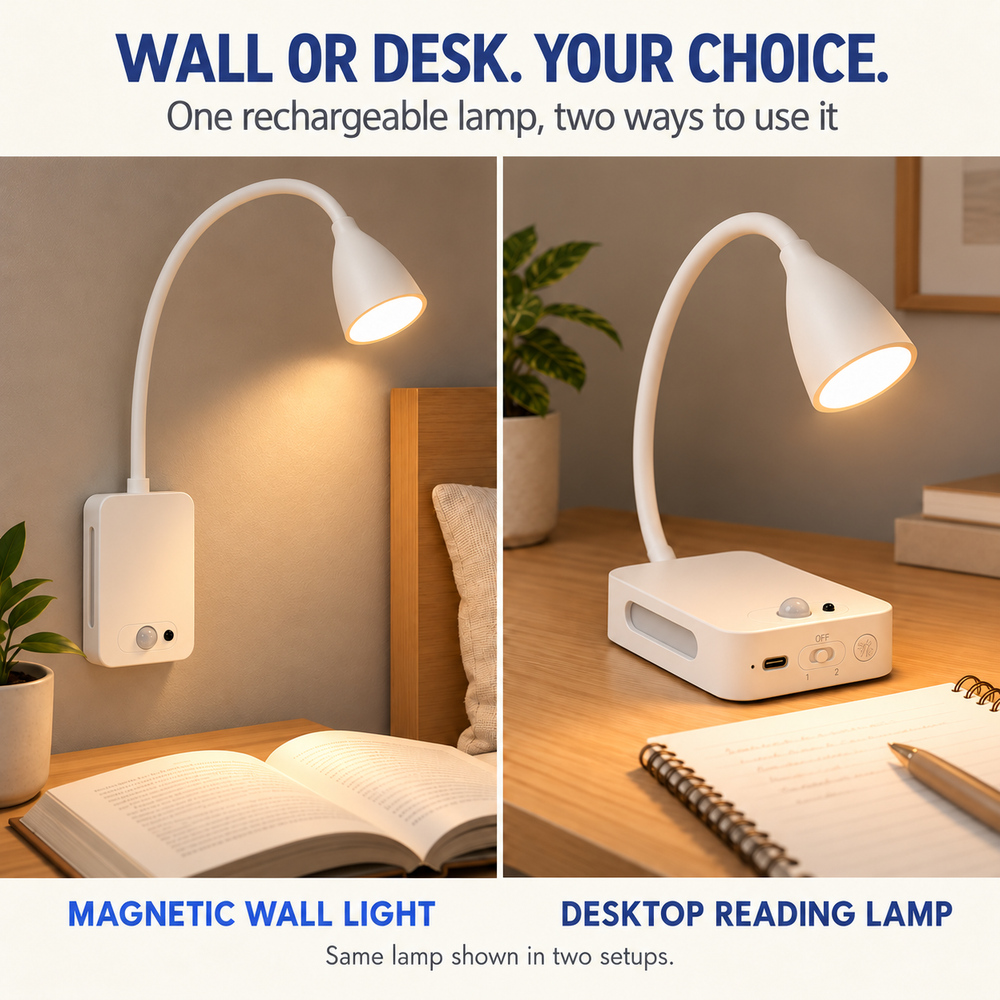 4000mAh 용량의 충전식 자석 부착 LED 독서등, - Desk Lamp 리뷰 및 가격