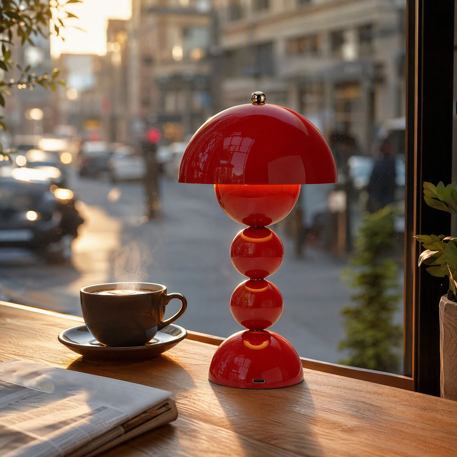 빈티지 스타일의 버섯 모양 꽃송이 디자인 데스크 램프, - Desk Lamp 리뷰 및 가격