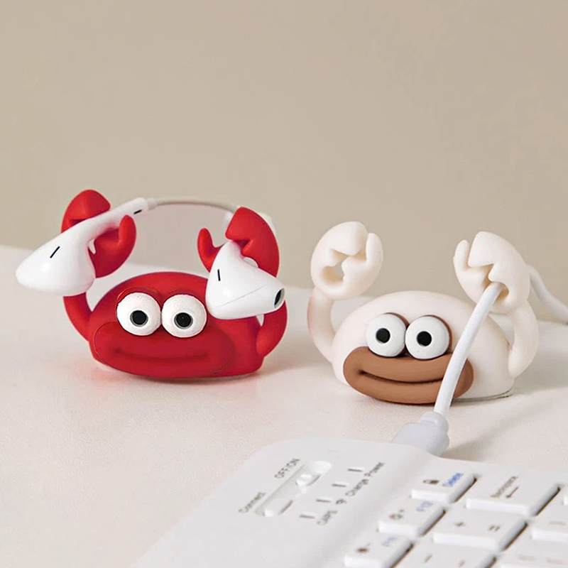 만화 게 케이블 거치대 데스크탑 와인더 와이어 정리함  - Desk Organizer 리뷰 및 가격