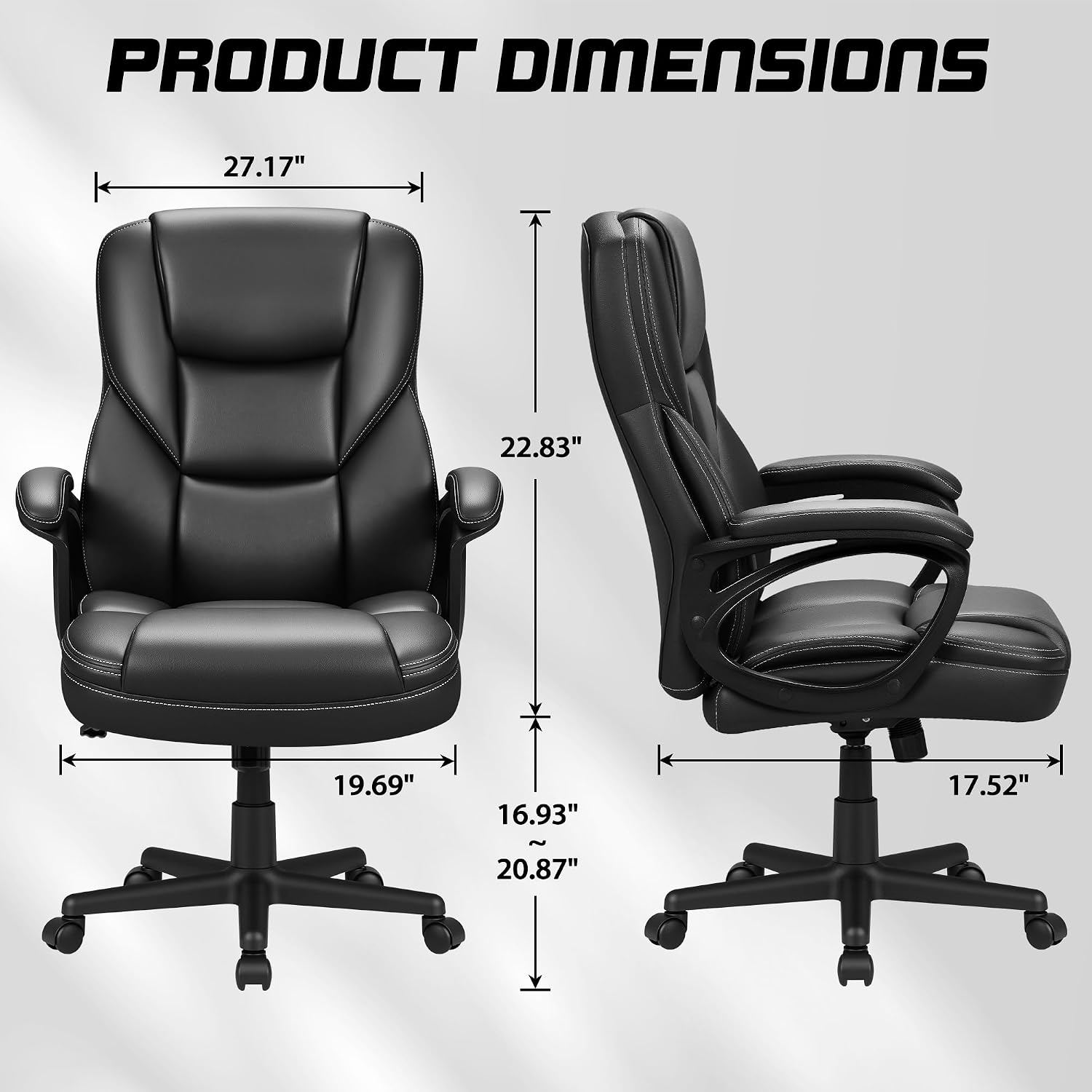 고급 경영진용 사무용 의자, 허리 지지대가 있는 인체공 - Office Chair 리뷰 및 가격